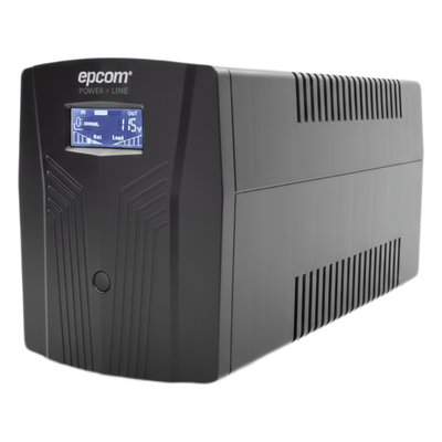 EPCOM POWERLINE UPS Línea Interactiva / 1500 VA / 900 W / Salida 120 Vca – EPU1500LCD