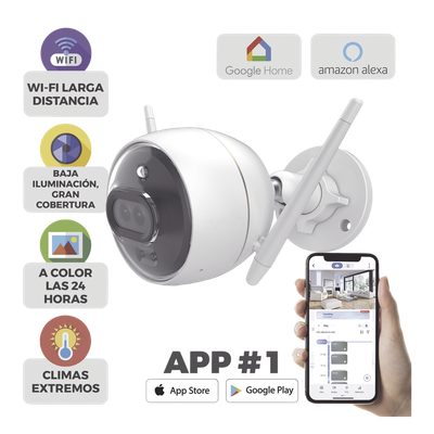 EZVIZ Cámara Bala IP / 2 Megapixel / Doble Lente 2.8 mm / 105° – C3X