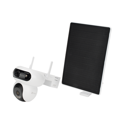 EZVIZ Cámara IP Solar / Doble Lente 4MP+4MP / Wi-Fi 6 / 4G LTE – CSHB90X/SP/4G/W - Imagen 2