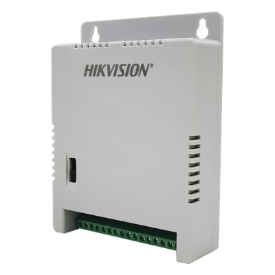 HIKVISION Fuente de Poder Regulada / 8 Salidas / 1 Amp por Salida / Voltaje Ajustable 12 – DS-2FA1205-C8/K